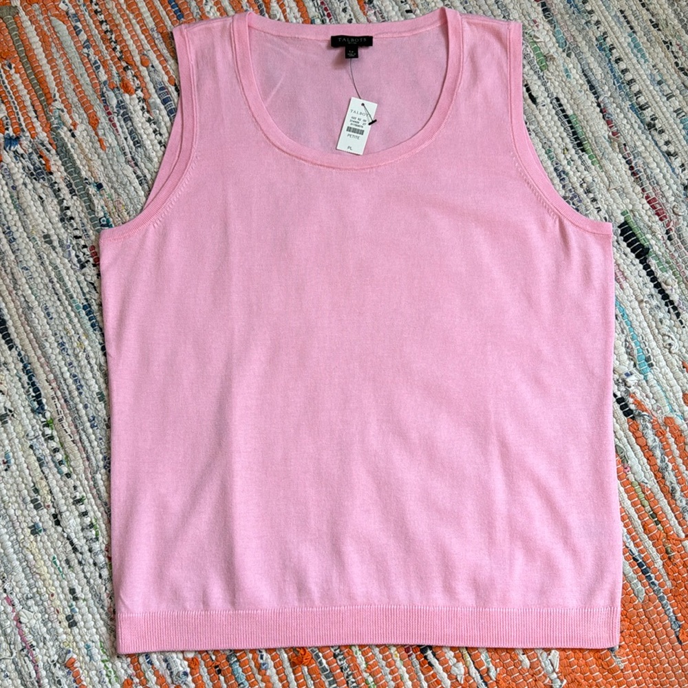 Talbots sleeveless top